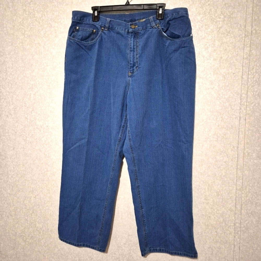 Ralph Lauren Classic Blue Denim Jeans...SIZE:18W
